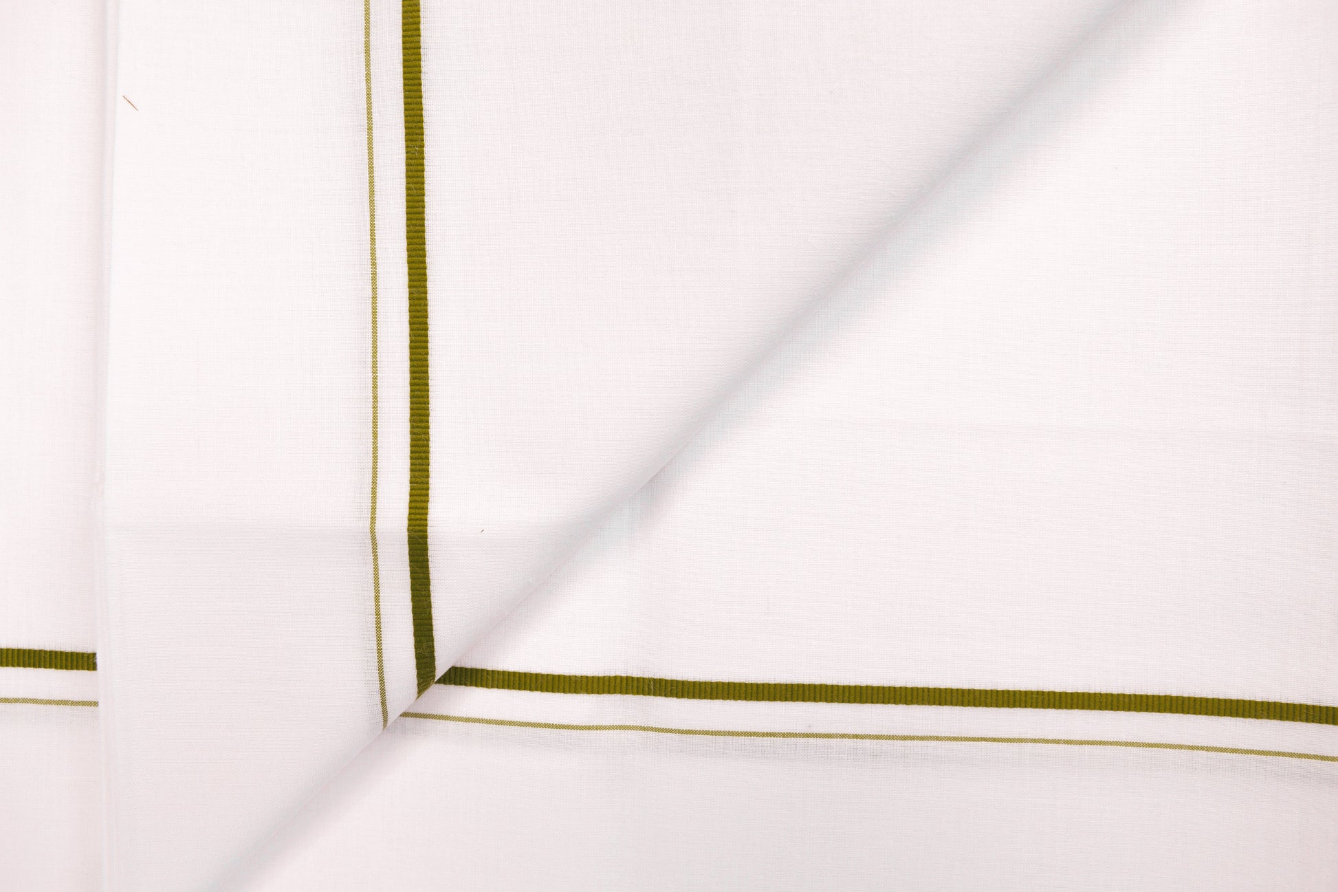 BUY WHITE SINGLE DHOTI SMALL COTTON BORDER FOR MEN