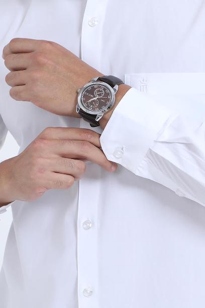 Order Men BERTY Full Sleeve Formal White Shirt