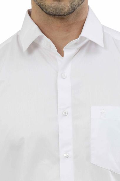 MCR BRAVO OYT Half Sleeve Formal White Shirt For Men