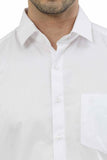 MCR BRAVO OYT Half Sleeve Formal White Shirt For Men