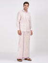 ROSE MATCHING SINGLE DHOTI SET FULL SLEEVE - 60004