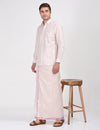 ROSE MATCHING SINGLE DHOTI SET FULL SLEEVE - 60004