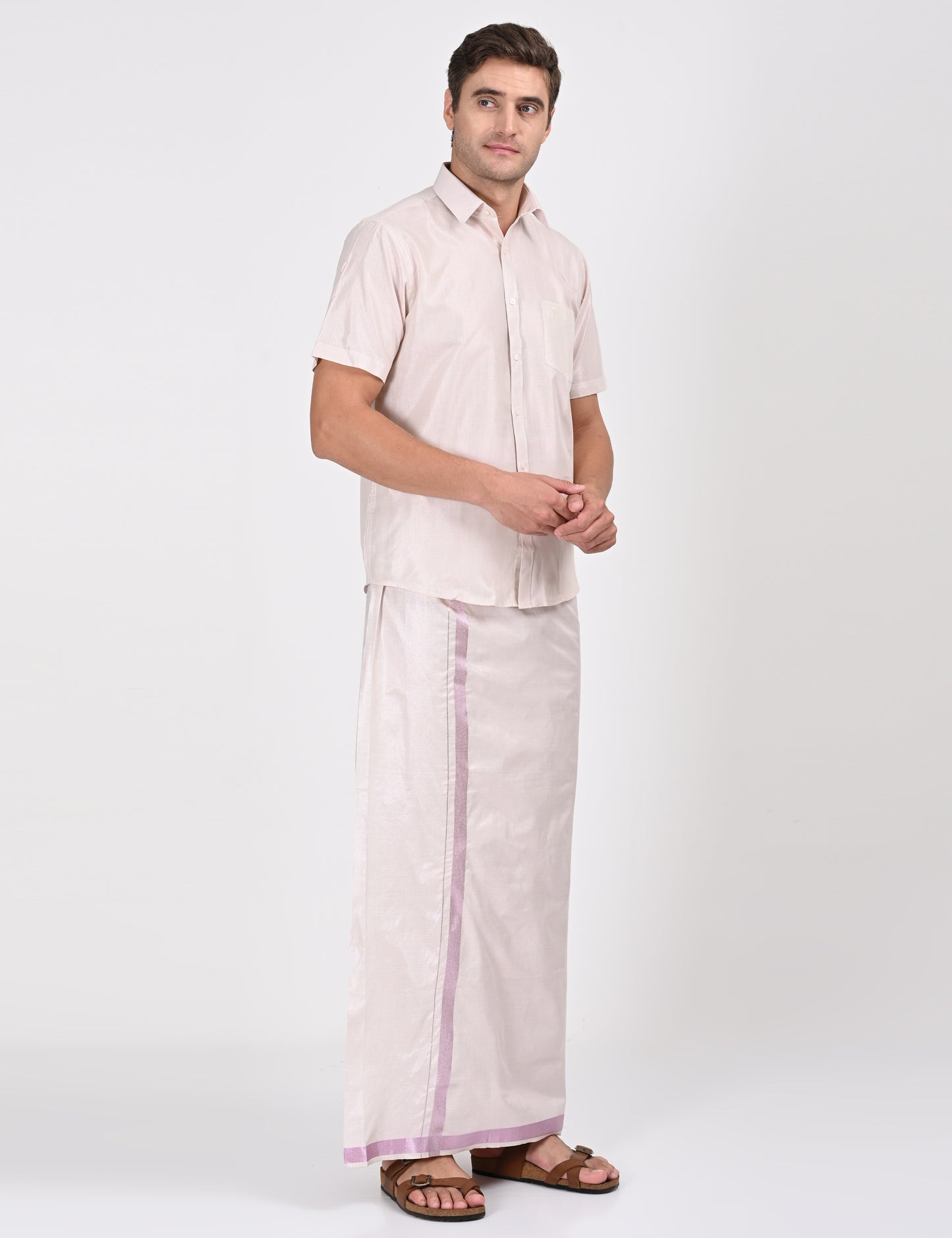 Festival Feast Single Set - 60004 - Rose (Perfume & Dhoti Belt Free)