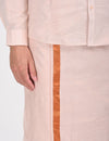 COPPER MATCHING SINGLE DHOTI SET FULL SLEEVE - 60003 STYLE