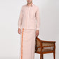 COPPER MATCHING SINGLE DHOTI SET FULL SLEEVE - 60003 STYLE