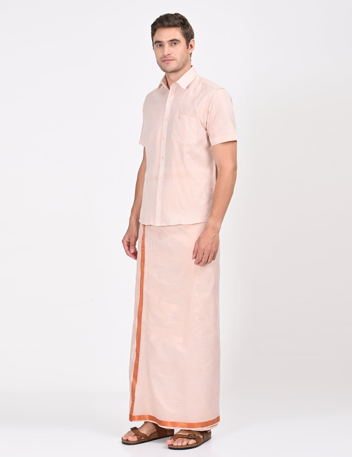 Festival Feast Single Set - 60003 - Copper (Perfume & Dhoti Belt Free)