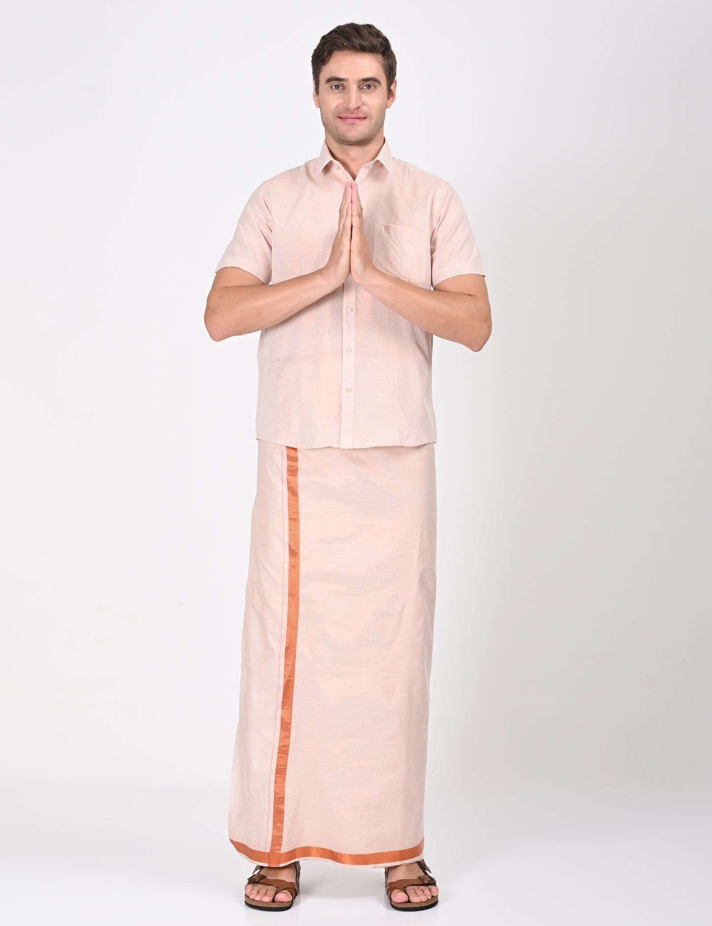 Festival Feast Single Set - 60003 - Copper (Perfume & Dhoti Belt Free)