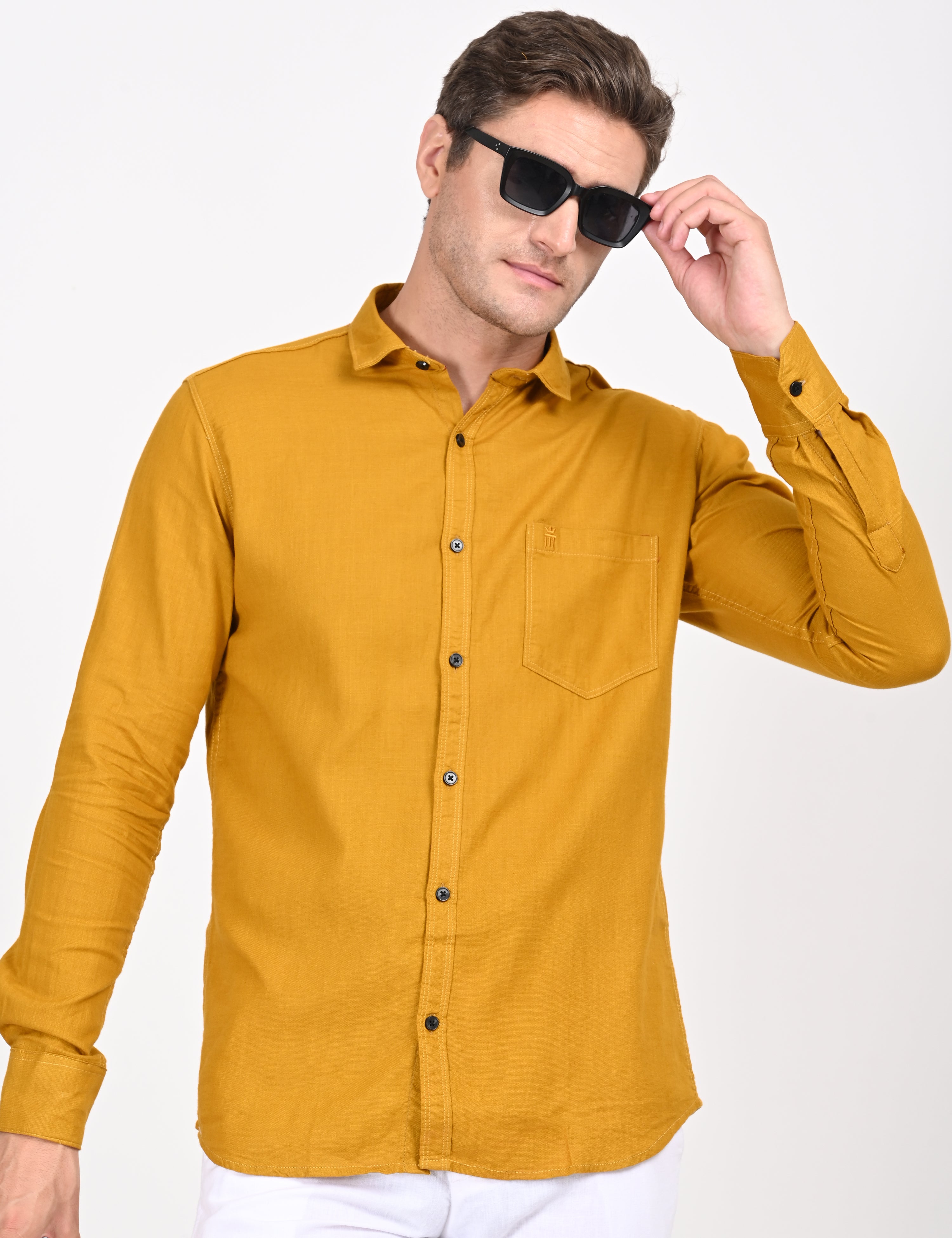 MCR BRITISH CROWN SHIRT Full Sleeve Casual Color Shirt For Men-81004