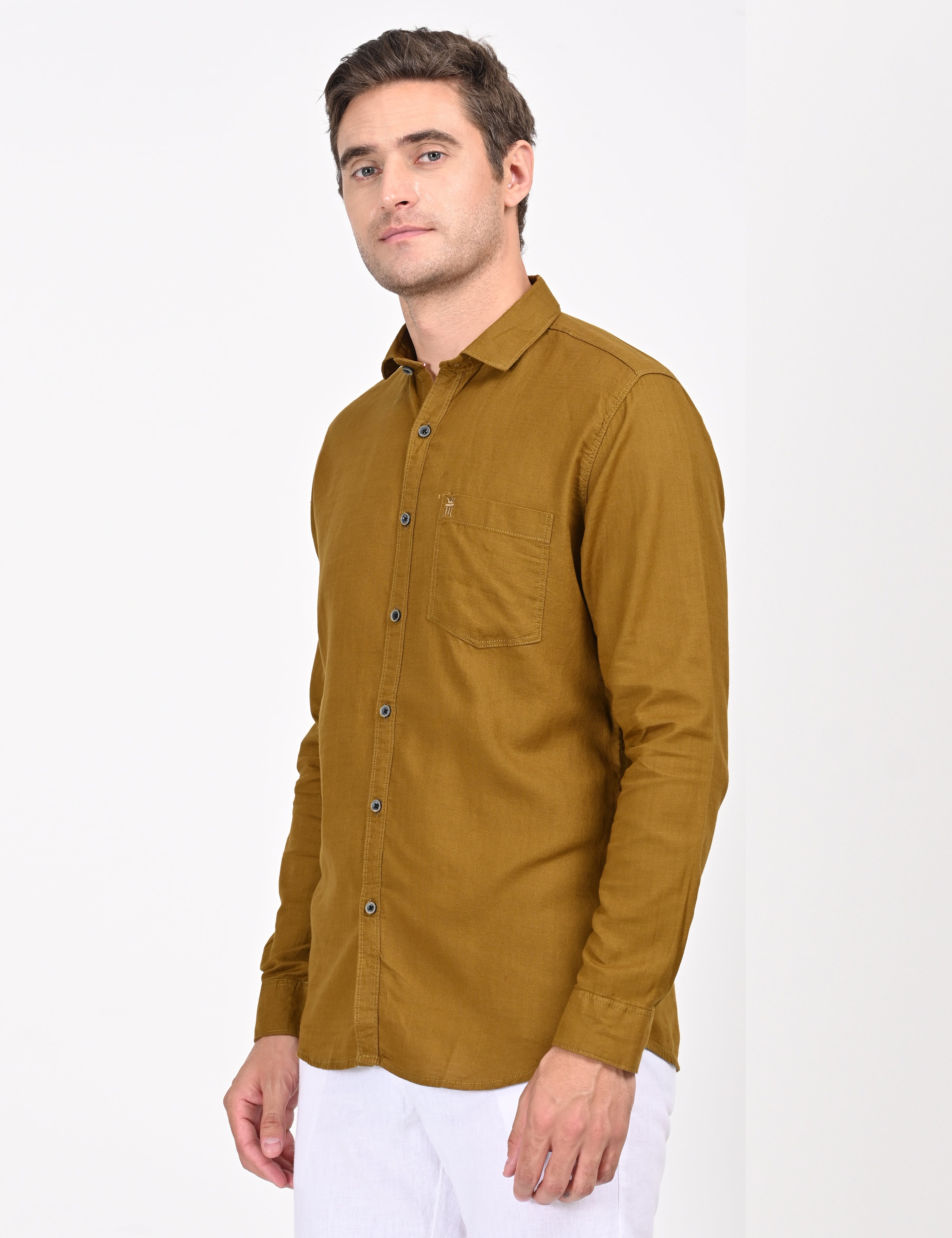 MCR BRITISH CROWN SHIRT Full Sleeve Casual Color Shirt For Men-81005