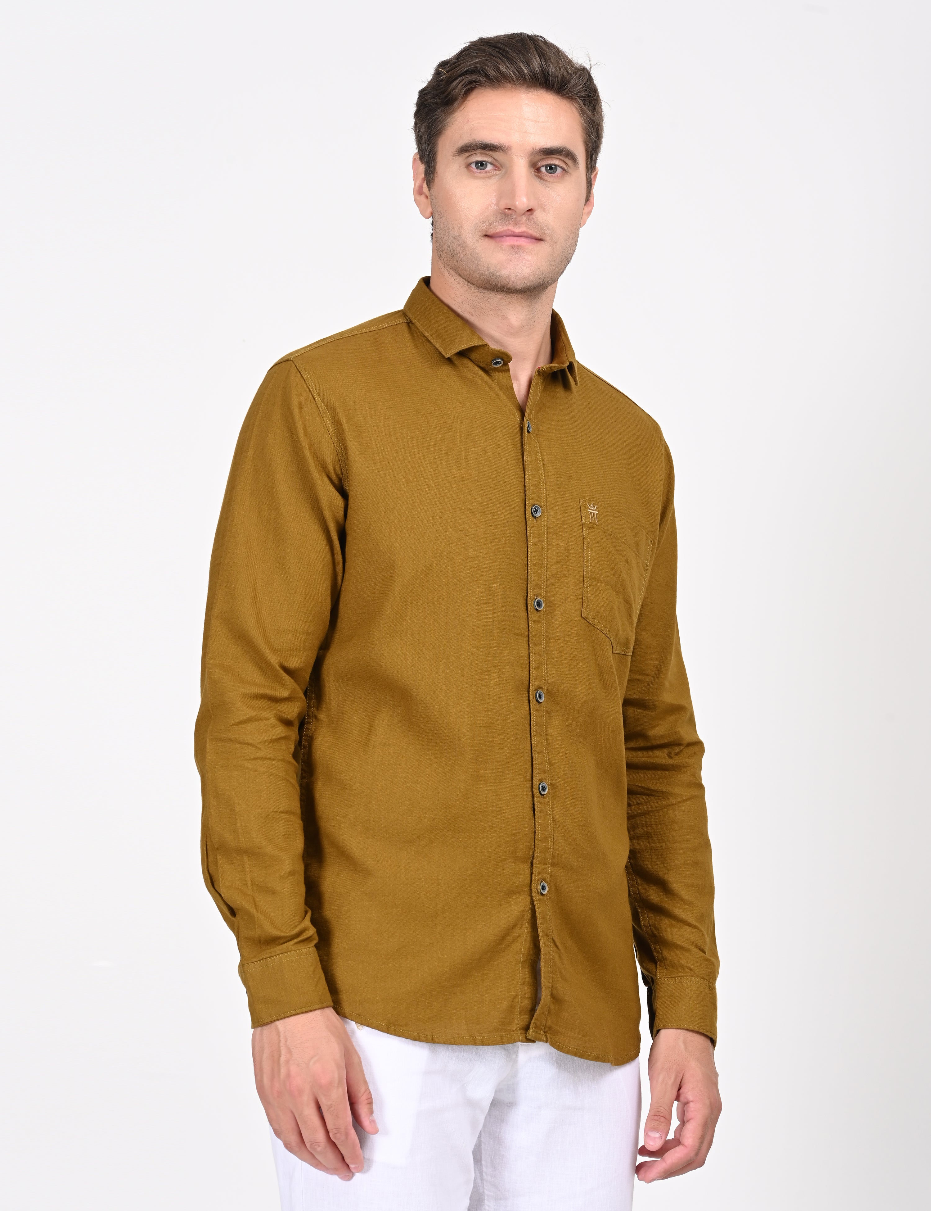 MCR BRITISH CROWN SHIRT Full Sleeve Casual Color Shirt For Men-81005