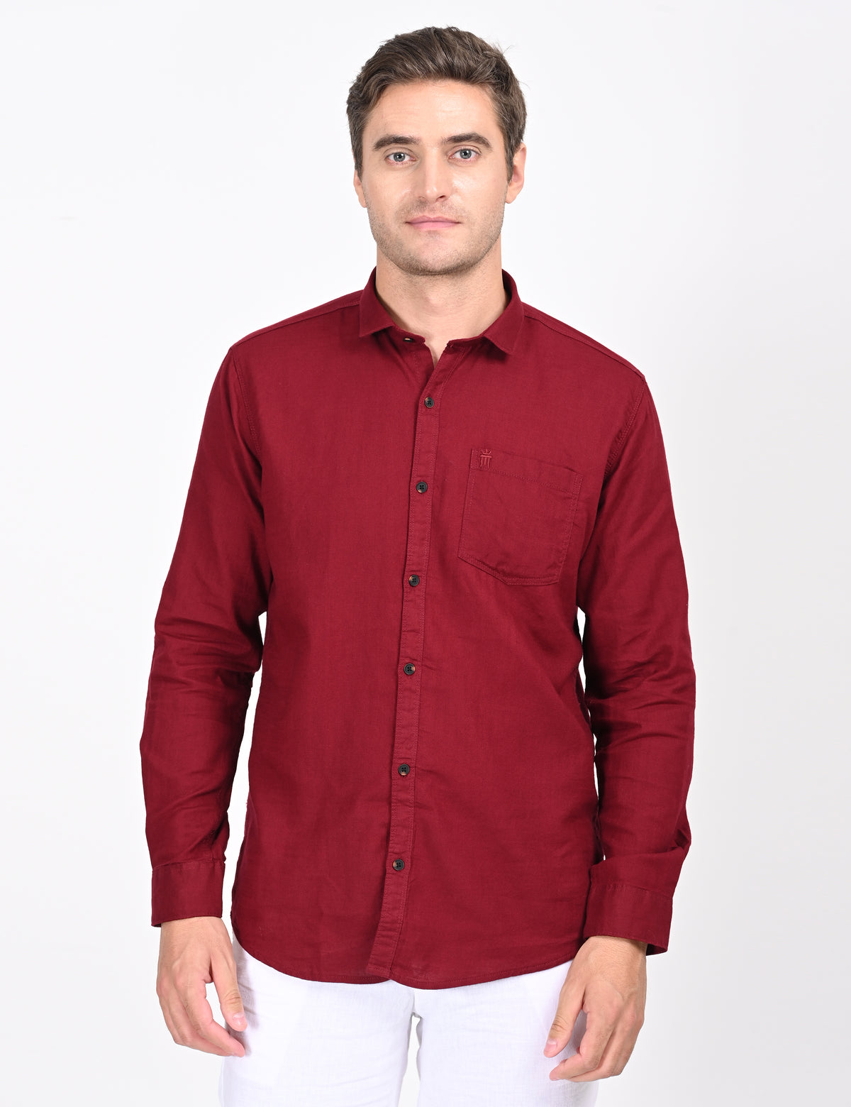 MCR BRITISH CROWN SHIRT Full Sleeve Casual Color Shirt For Men-81007