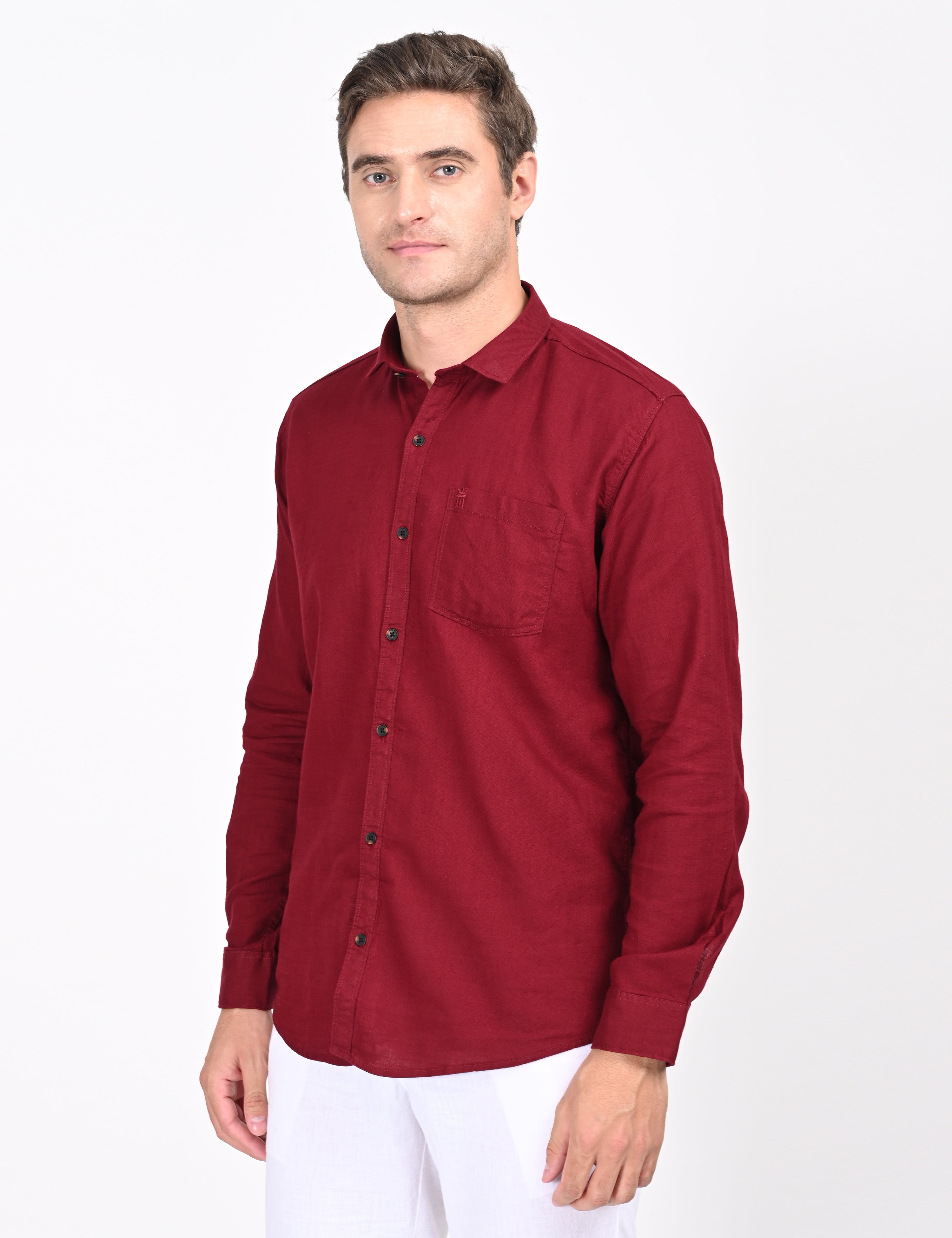 MCR BRITISH CROWN SHIRT Full Sleeve Casual Color Shirt For Men-81007