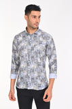 ORDER NEWSMAKER SLIMFIT FULL SLEEVE MULTI COLOR SHIRT