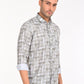 Buy NEWSMAKER SLIMFIT FULL SLEEVE GREY MEN SHIRT Online