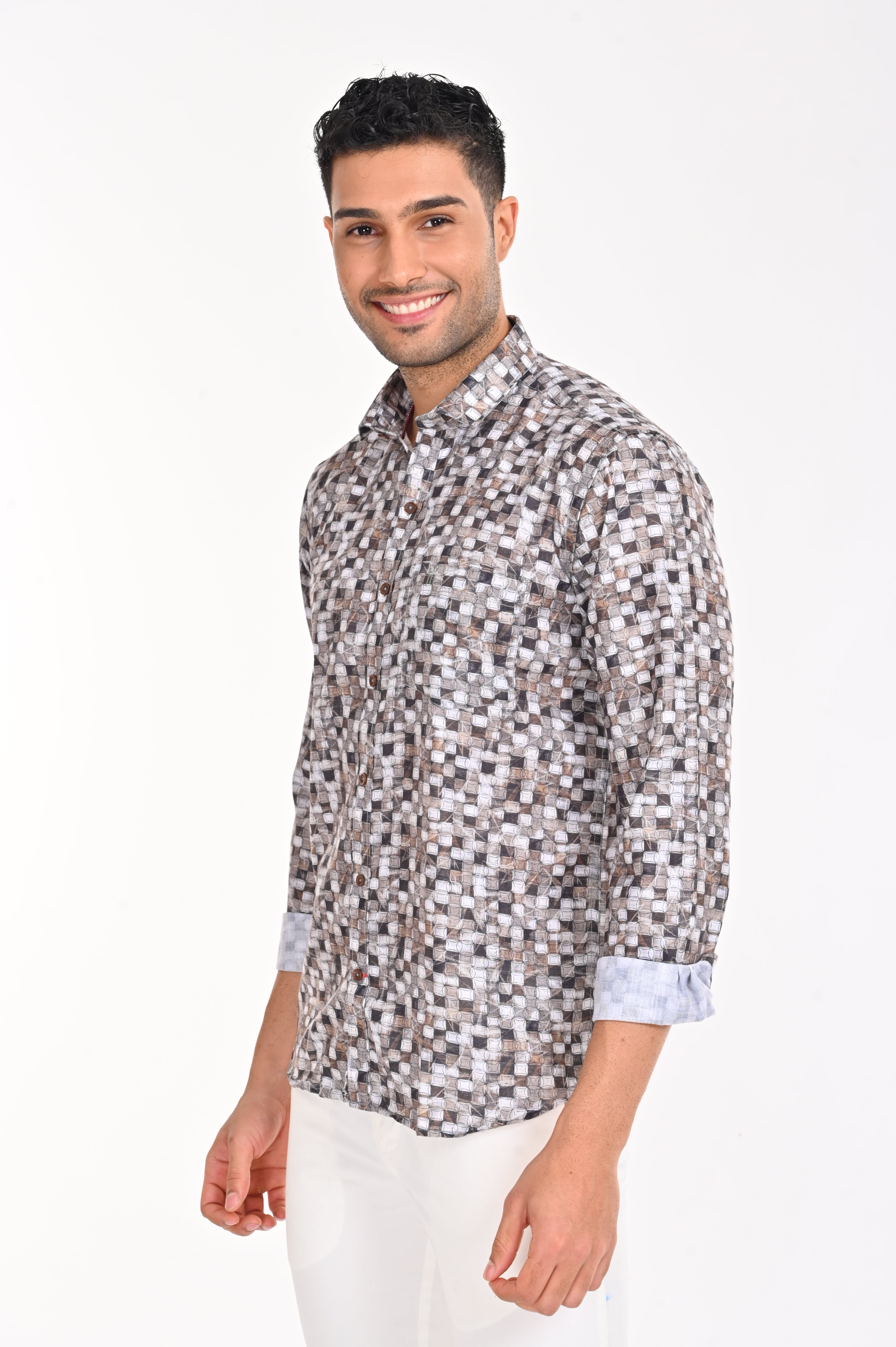 NEWSMAKER SLIMFIT FULL SLEEVE SHIRT - 49243