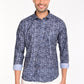 NEWSMAKER SLIMFIT FULL SLEEVE DARK BLUE SHIRT 