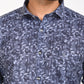SHOP NEWSMAKER SLIMFIT FULL SLEEVE DARK BLUE SHIRT ONLINE