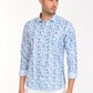NEWSMAKER SLIMFIT FULL SLEEVE LIGHT BLUE SHIRT ONLINE SHOPPING