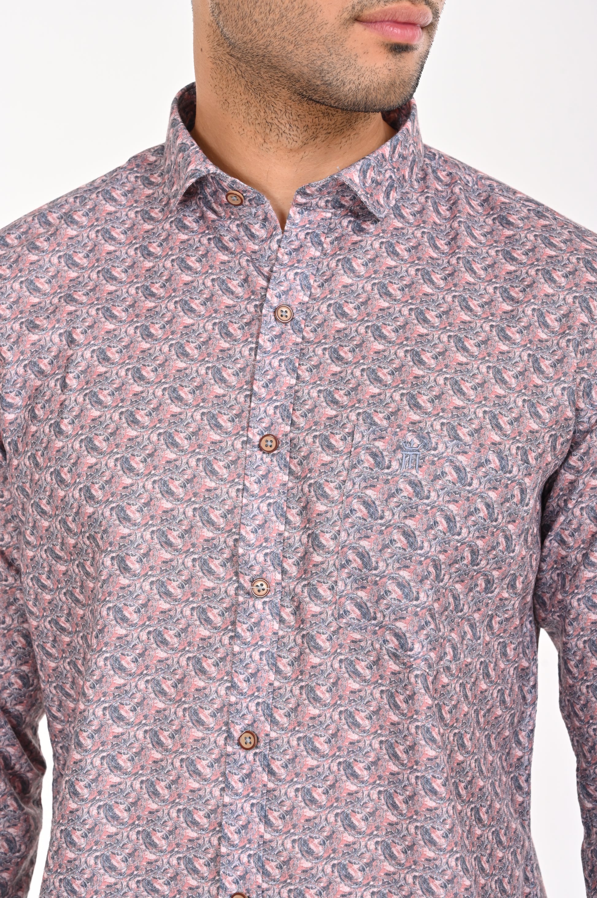 ORDER NEWSMAKER SLIMFIT FULL SLEEVE CREME SHIRT