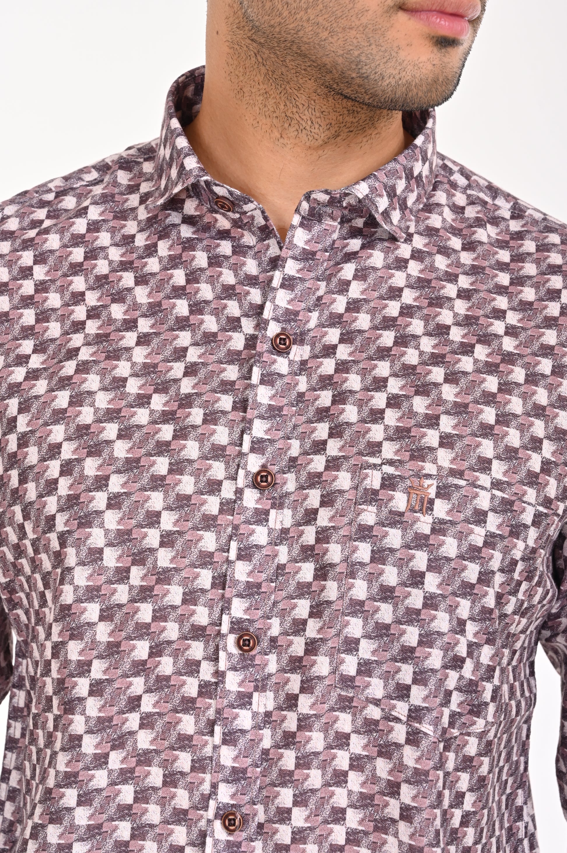 BUY NEWSMAKER SLIMFIT FULL SLEEVE PURPLE SHIRT