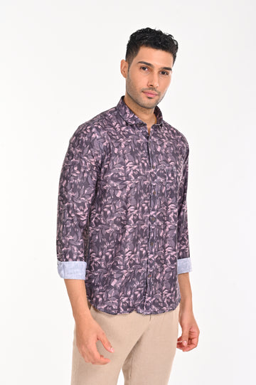 ORDER NEWSMAKER SLIMFIT FULL SLEEVE PINK & BLUE SHIRT