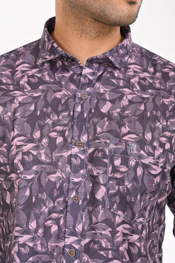 BUY NEWSMAKER SLIMFIT FULL SLEEVE PINK & BLUE SHIRT