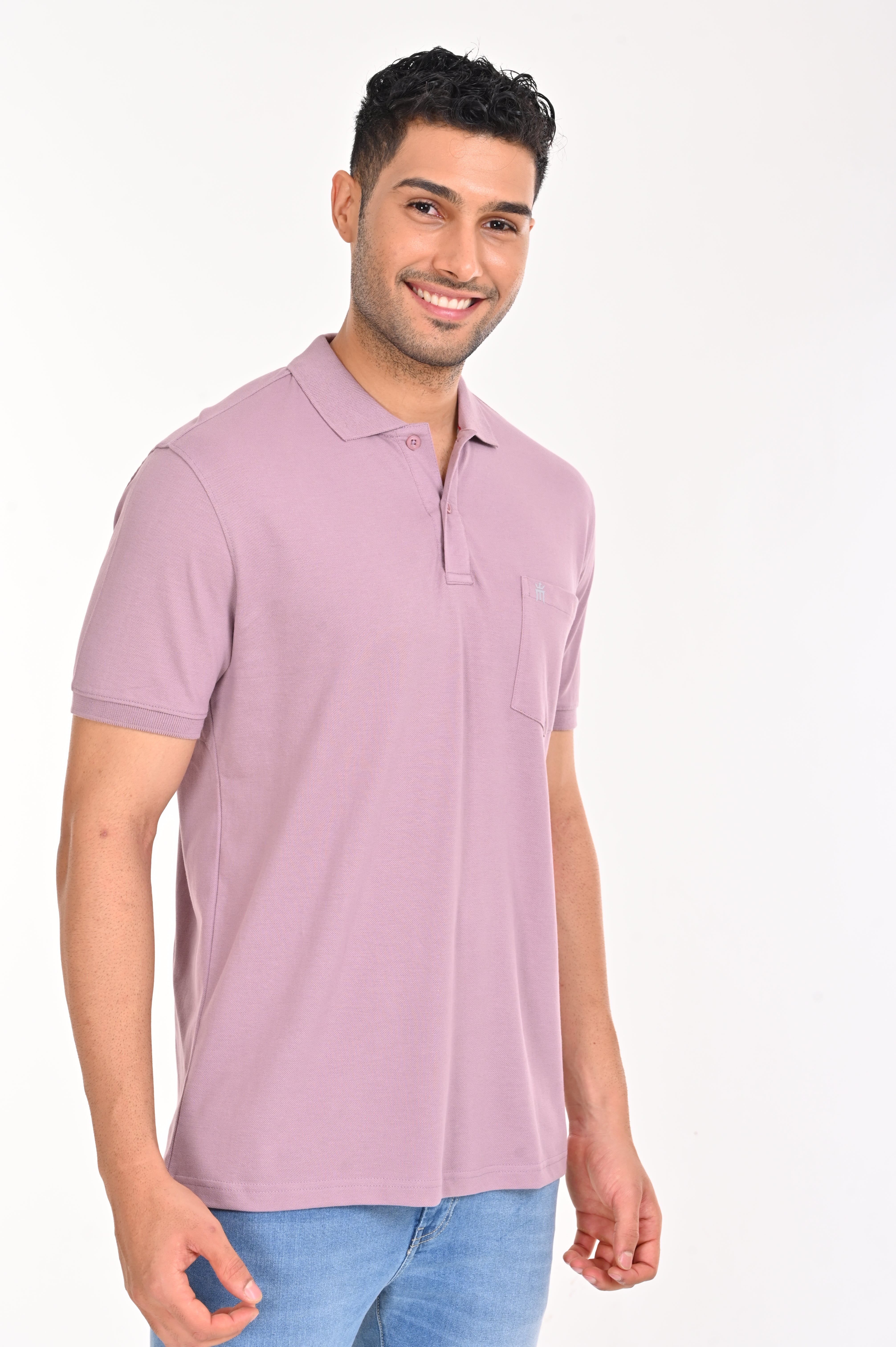 Eminent Plain Thulian Pink Color T-Shirt - 55010