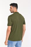 Eminent Plain Olive Green Color T-Shirt - 55006