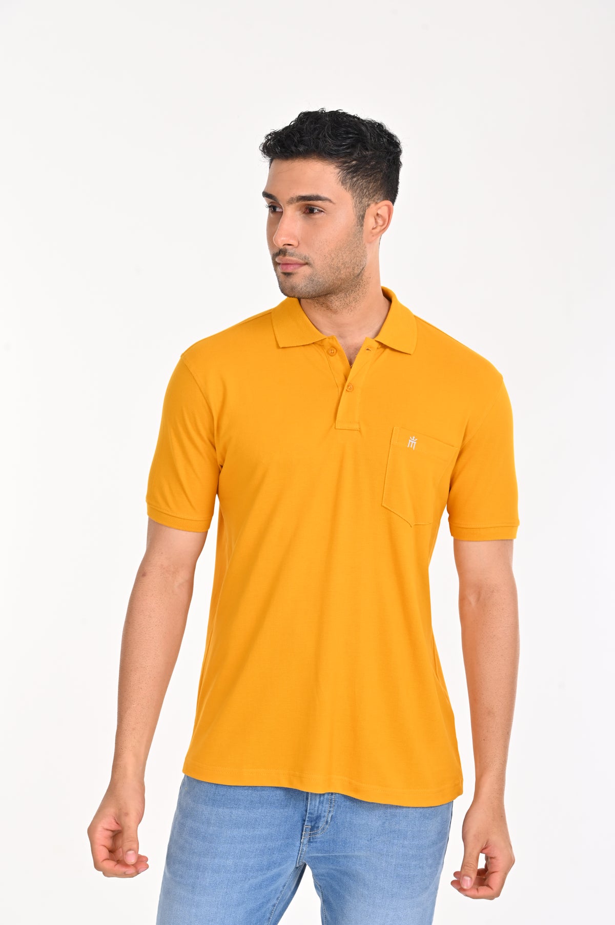 Eminent Plain Gold Yellow Color T-Shirt - 55013