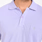Eminent Plain Lavender Color T-Shirt - 55012