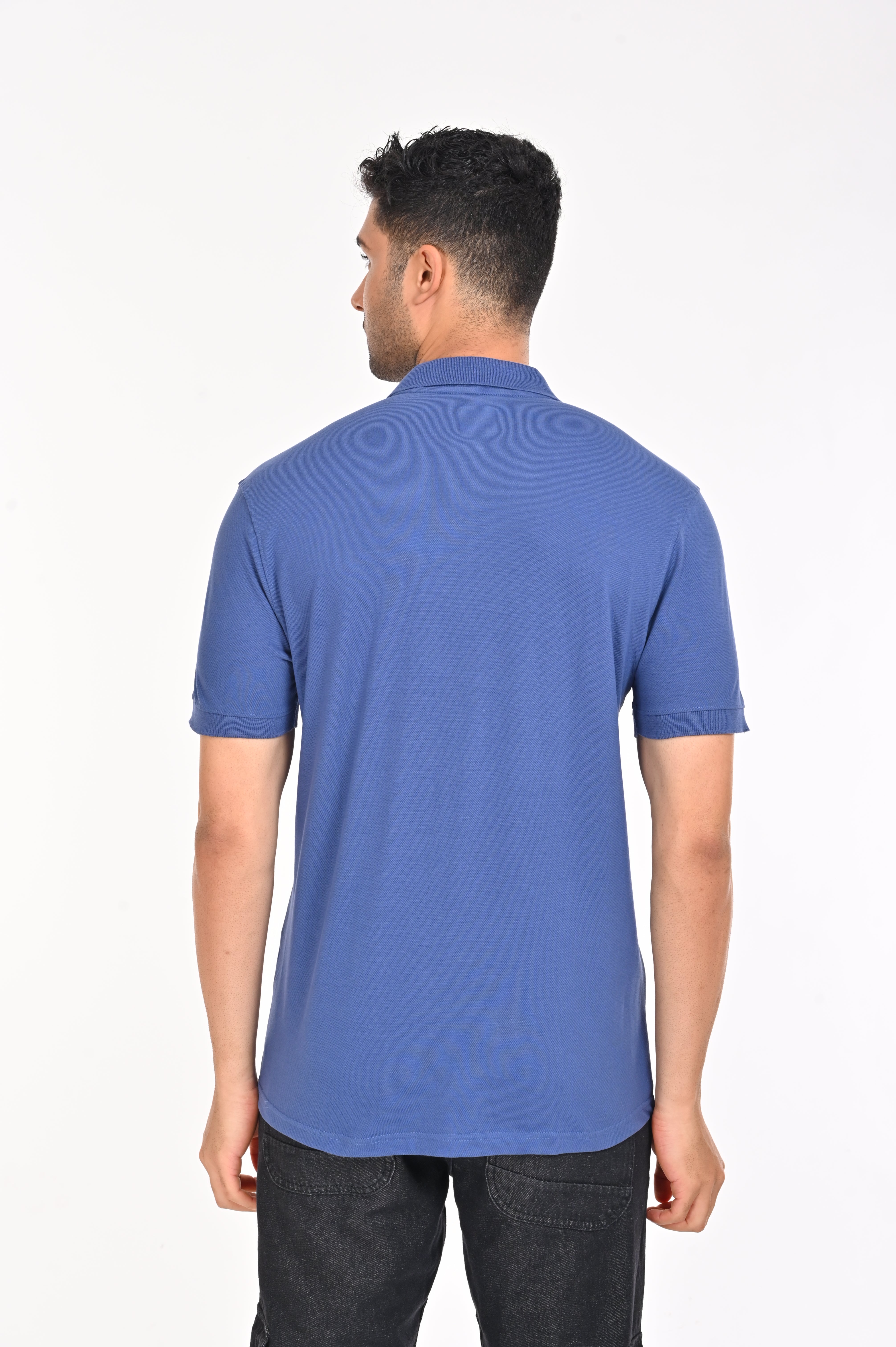 Eminent Plain Olive Blue Color T-Shirt - 55004