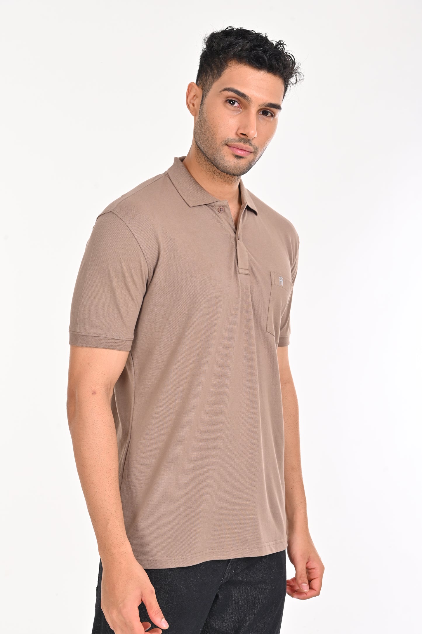 Eminent Plain Light Brown Color T-Shirt - 55007