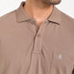 Eminent Plain Light Brown Color T-Shirt - 55007