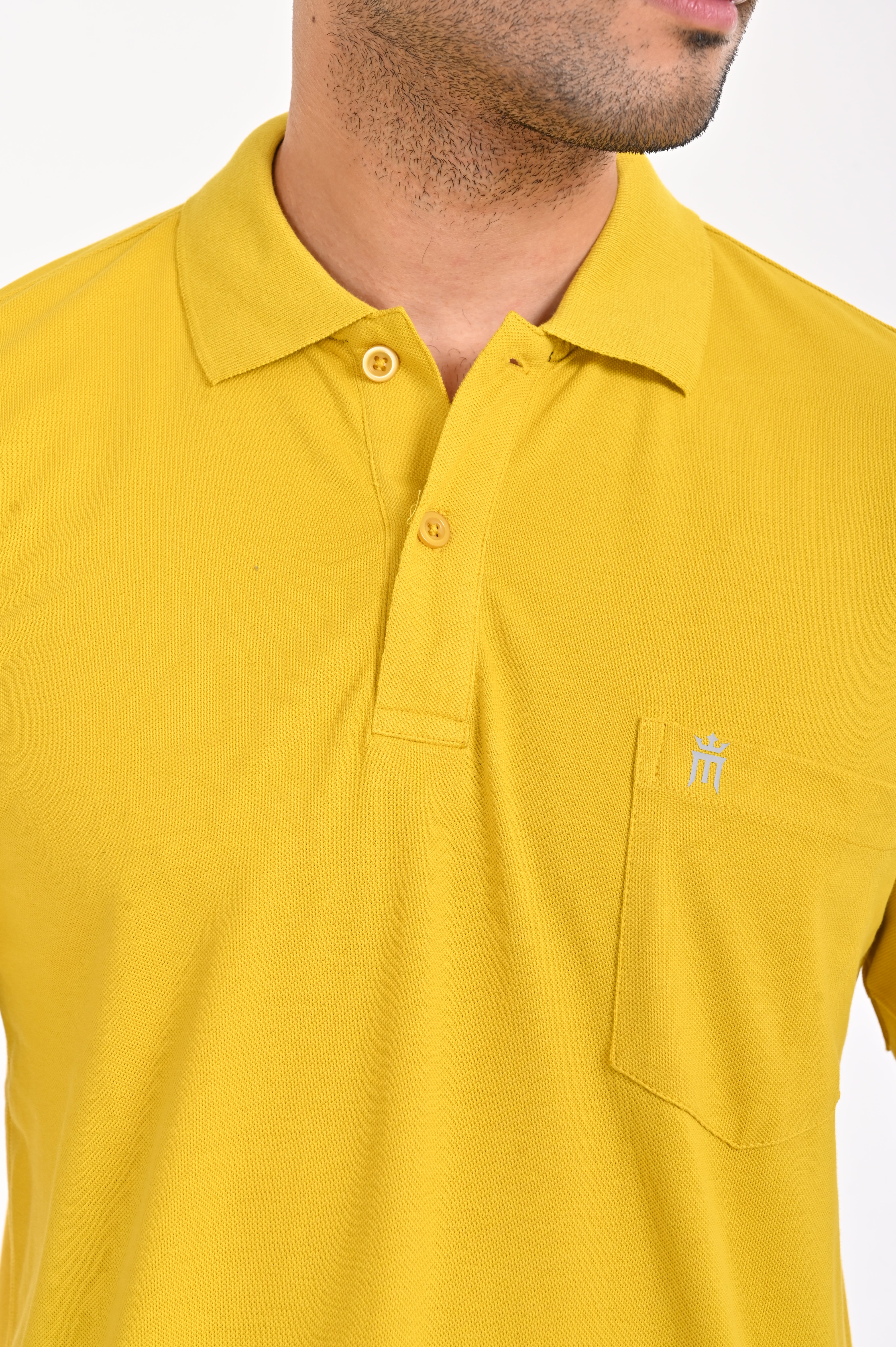 Eminent Plain Lemon Yellow Color T-Shirt - 55014