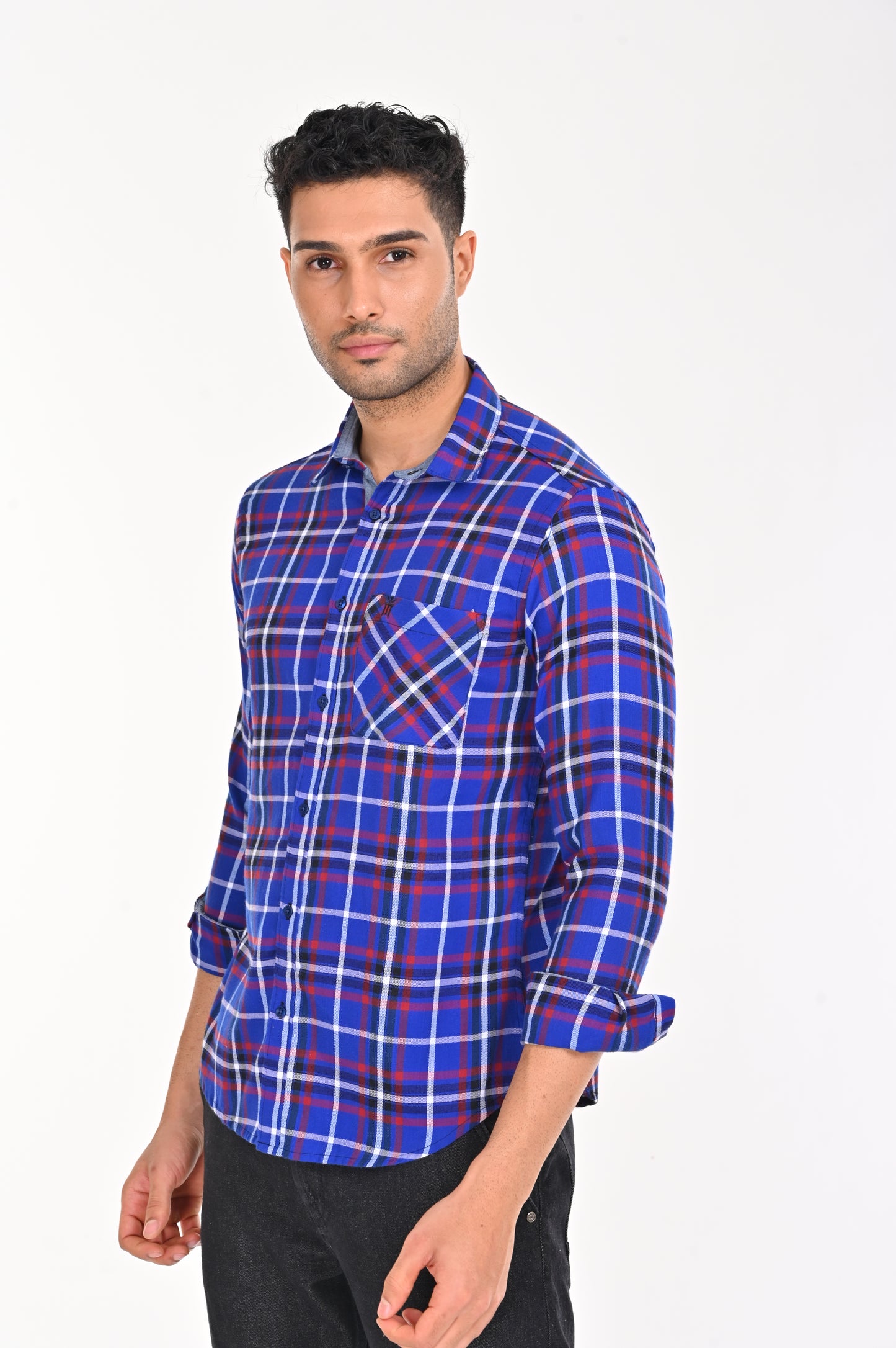 Elite Elegant Men's Full Sleeve Formal White Shirt