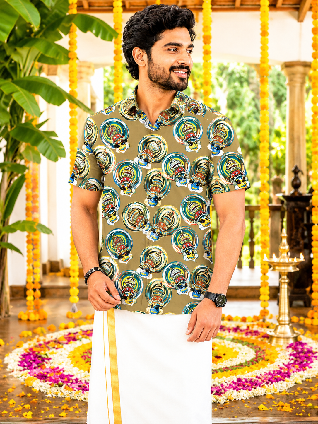 MCR ONAM PREMIUM SHIRT - KATHAKALI - D2