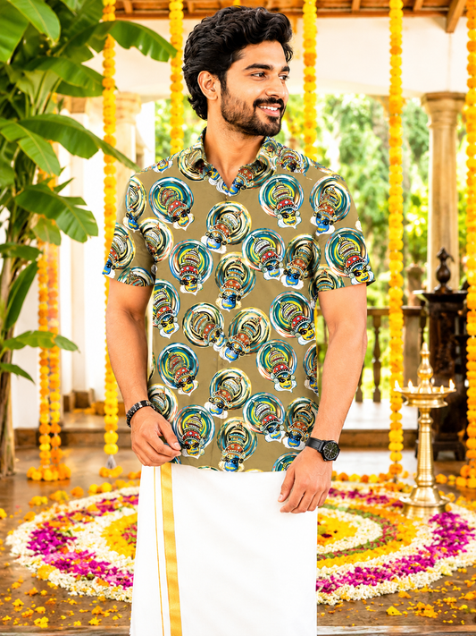 MCR ONAM PREMIUM SHIRT - KATHAKALI - D2