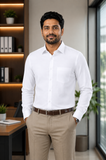 Adolin Formal White Shirt For Men