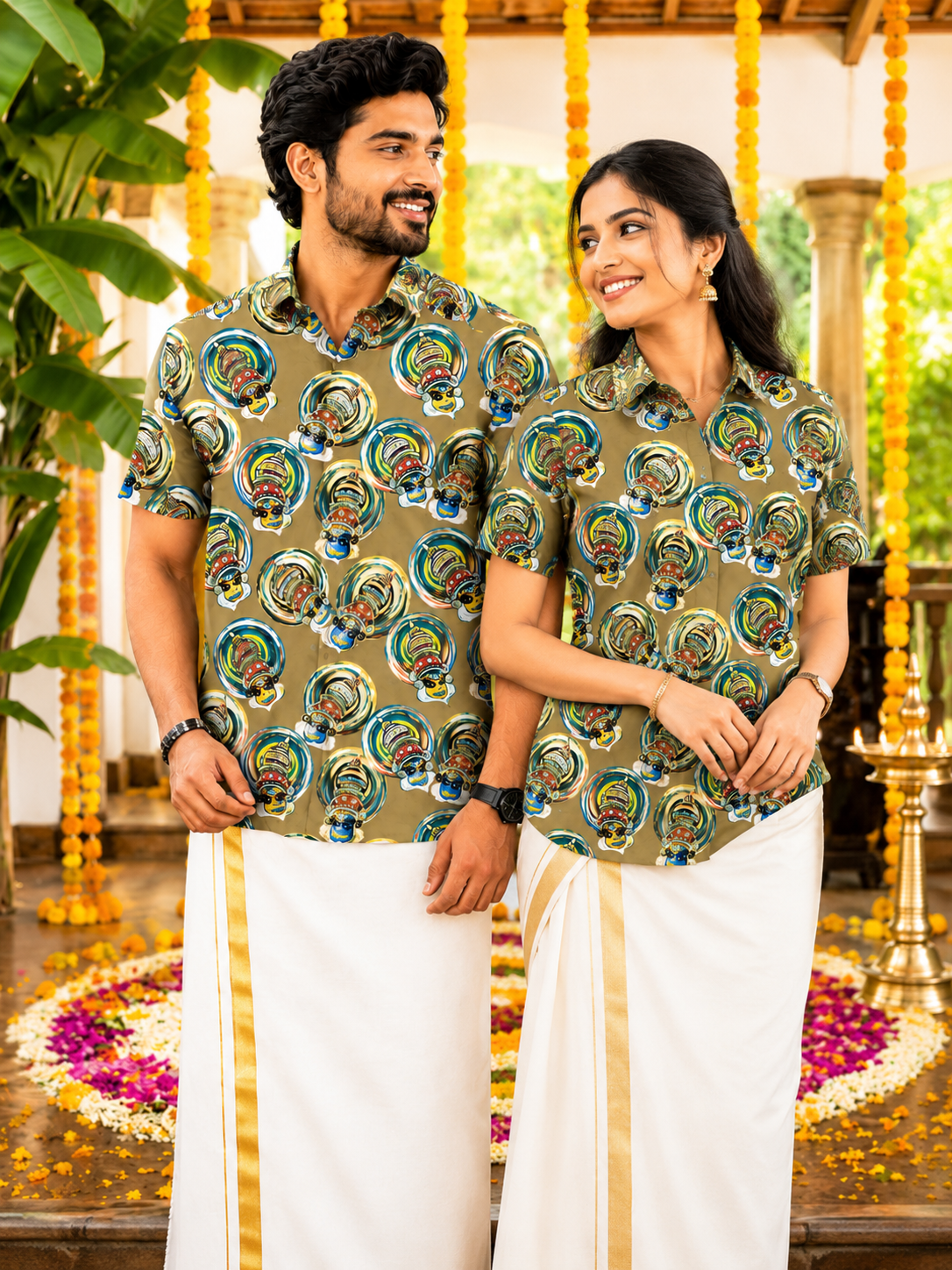 MCR ONAM PREMIUM SHIRT - KATHAKALI - D2