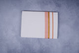 FEATHER FINISH COTTON 1818 W/D DHOTHIE 3.80 MTR-LIGHT PINK