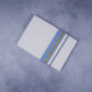 FEATHER FINISH COTTON 1818 W/D DHOTHIE 3.80 MTR-BLUE