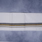 FEATHER FINISH COTTON 1818 W/D DHOTHIE 3.80 MTR-GRAY