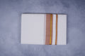 FEATHER FINISH COTTON 1818 W/D DHOTHIE 3.80 MTR-BROWN
