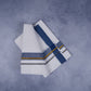 FEATHER FINISH COTTON 1818 W/D DHOTHIE 3.80 MTR-DARK BLUE