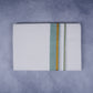 FEATHER FINISH COTTON 1818 W/D DHOTHIE 3.80 MTR-GREEN