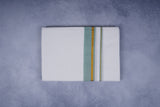 FEATHER FINISH COTTON 1818 W/D DHOTHIE 3.80 MTR-GREEN