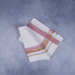 FEATHER FINISH COTTON 1818 W/D DHOTHIE 3.80 MTR-LIGHT PINK