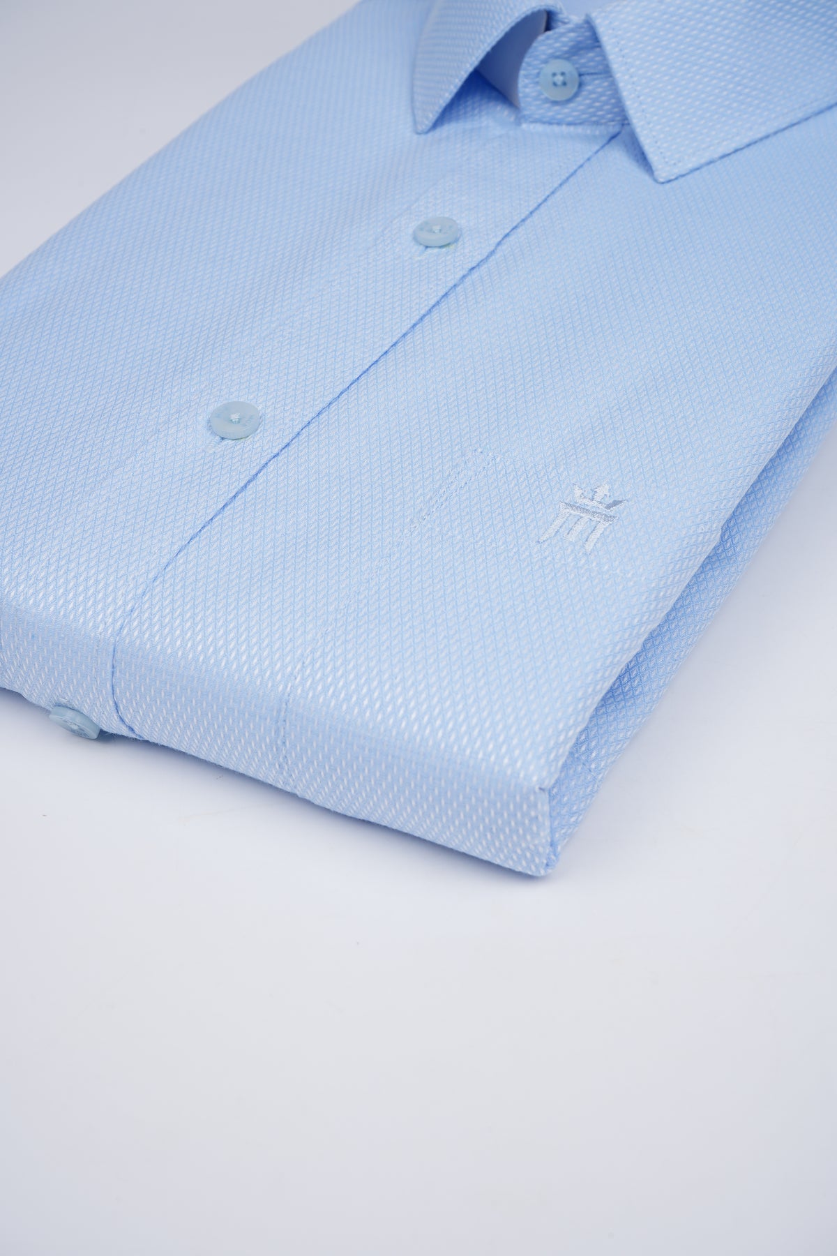 MCR Men Formal Colour Shirt - Sky Blue 92051 ICE BERG