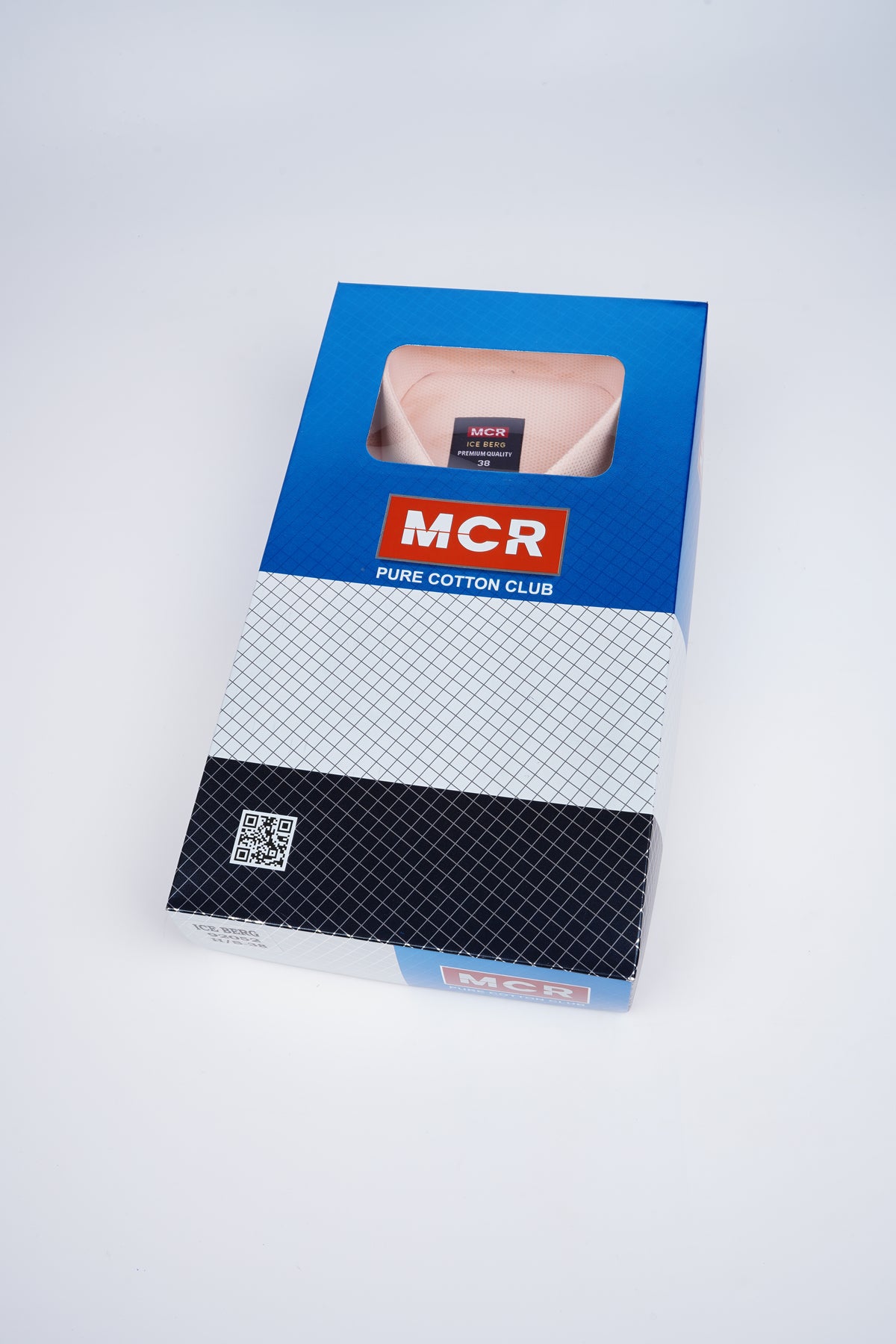 MCR Men Formal Colour Shirt - Light Orange  92052 ICE BERG