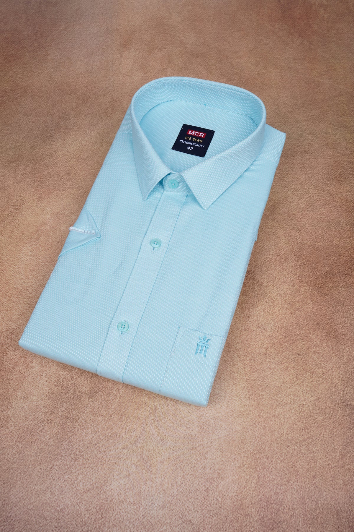 MCR Men Formal Colour Shirt - Light Blue  92053 ICE BERG